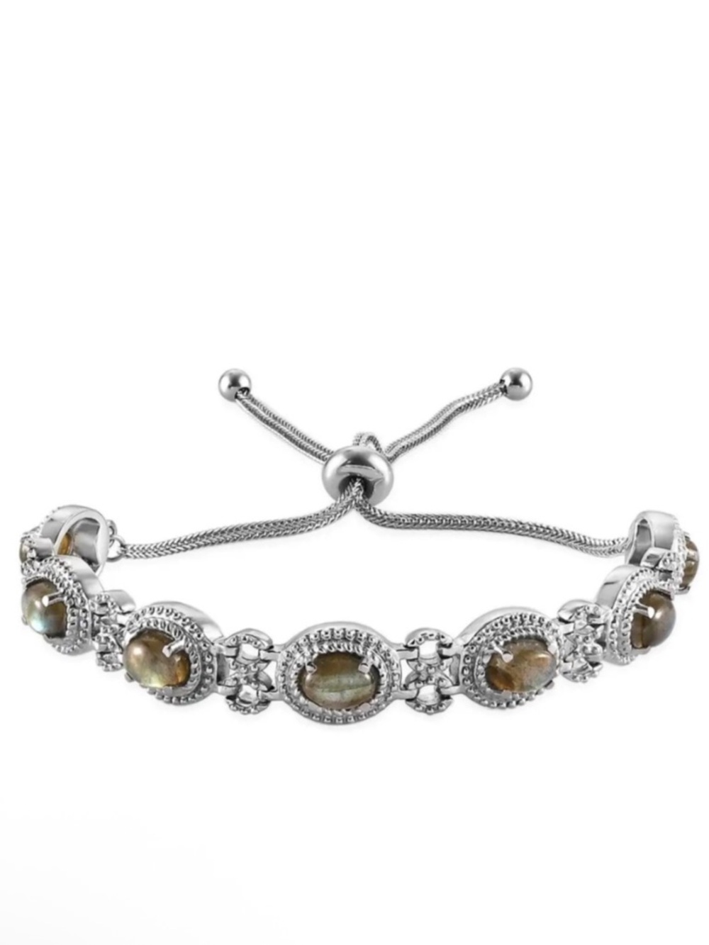 Malagasy Labradorite Bolo Bracelet